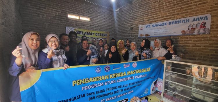 Program Studi Agribisnis Pangan Melaksanakan Pengabdian Kepada Masyarakat dan Penandatanganan Perjanjian Kerjasama dengan PT Safaze Berkah Jaya