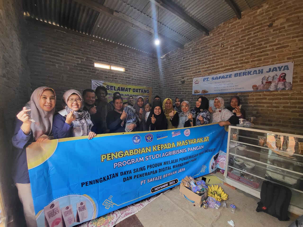 Program Studi Agribisnis Pangan Melaksanakan Pengabdian Kepada Masyarakat dan Penandatanganan Perjanjian Kerjasama dengan PT Safaze Berkah Jaya