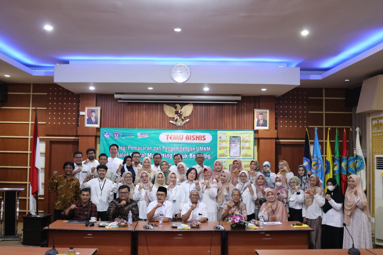 Temu Bisnis “Strategi Pemasaran dan Pengembangan UMKM Melaluli Digital Marketing untuk Bersaing di Era Global” Melalui Fudia Marketplace