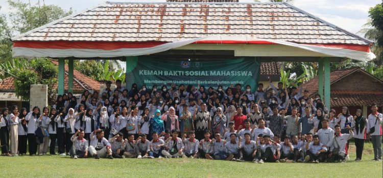 Kemah Bakti Sosial Mahasiswa (KBSM) Program Studi Agribisnis Pangan Polinela