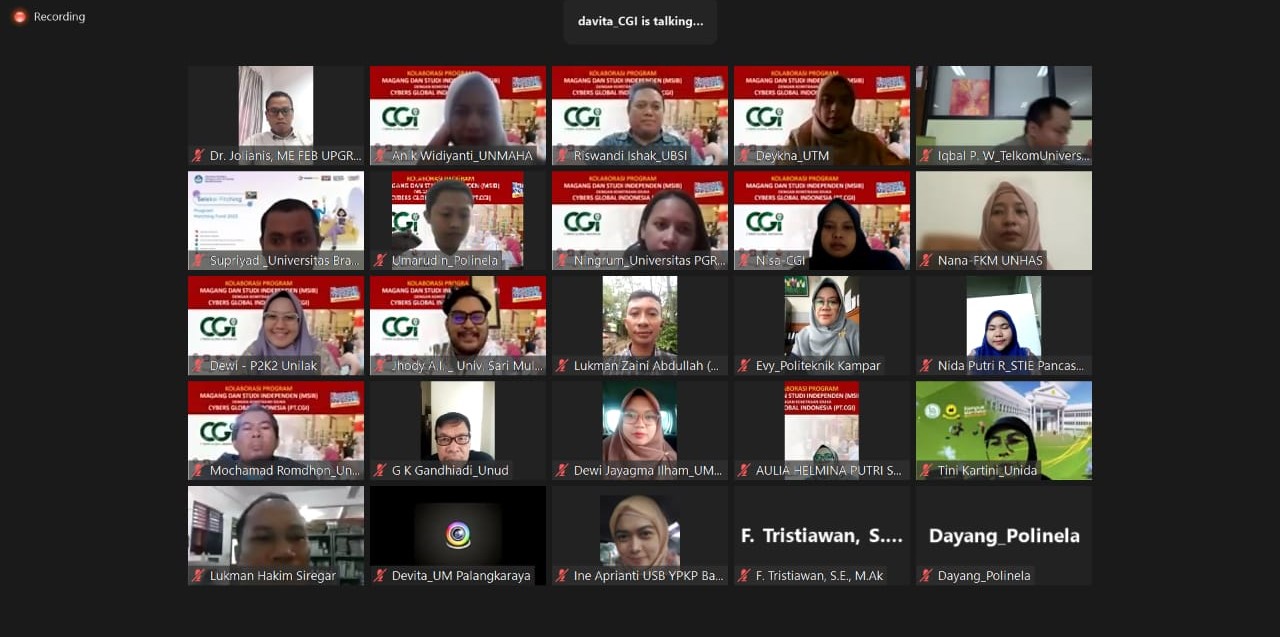 Konsolidasi MSIB mitra dan Perguruan Tinggi