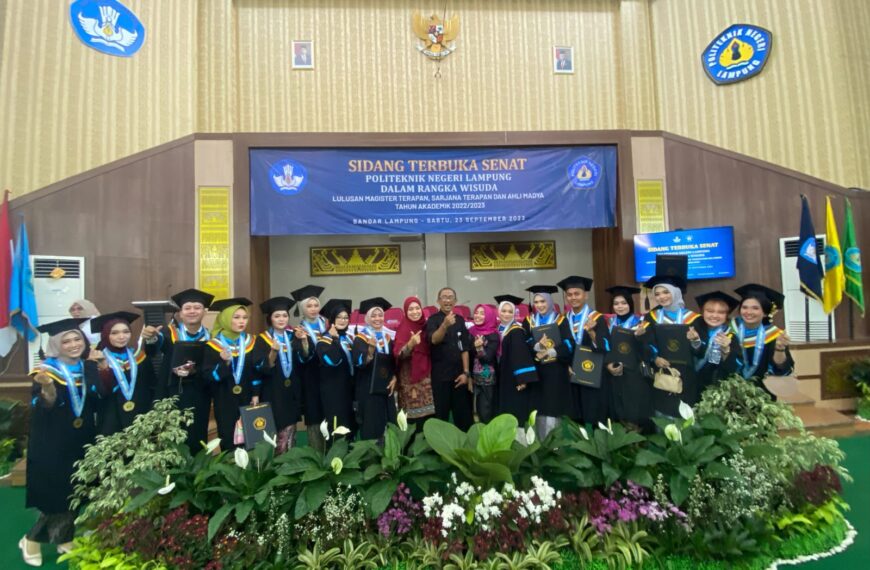 Wisuda Mahasiswa S1 Terapan Agribisnis Pangan Periode September 2023