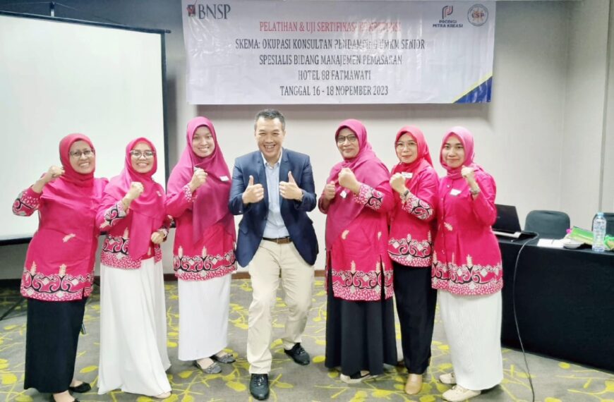 Tingkatkan Kompetensi, Dosen PS Agribisnis Pangan Mengikuti Pelatihan dan Uji Kompetensi Skema Pendamping UMKM Senior