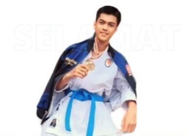 Bintang Aditya Pratama, Mahasiswa PS Agribisnis Pangan, Berhasil Memenangkan Juara 1 Kejuaraan Karate Se-Provinsi Lampung