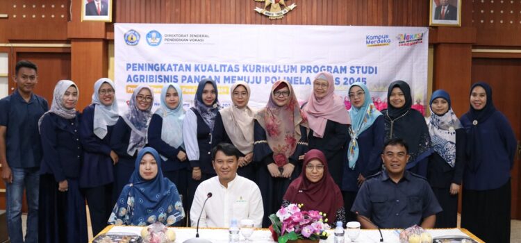 Lokakarya Kurikulum Agribisnis Pangan Menuju Polinela Emas 2045 Melalui  Pendanaan Competitive Fund
