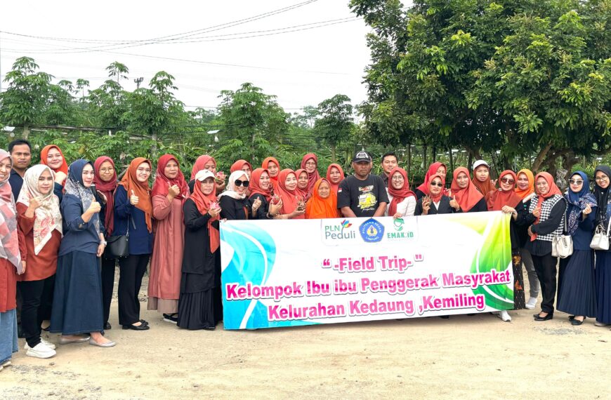 Kegiatan Field Trip dalam Rangka Pemberdayaan Kelompok Ibu-Ibu Penggerak Masyarakat Kelurahan Kedaung Kemiling