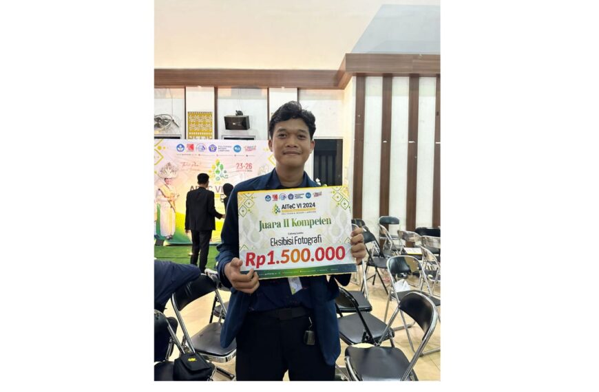 Oky Hidayat, Mahasiswa Agribisnis Pangan, Berhasil Raih Juara II dalam Lomba Eksibisi Fotografi AITec VI 2024
