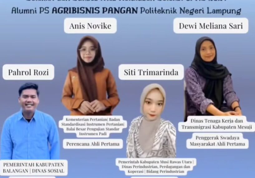 Selamat dan Sukses Atas Kelulusan Seleksi CPNS 2024 Alumni PS Agribisnis Pangan Polinela