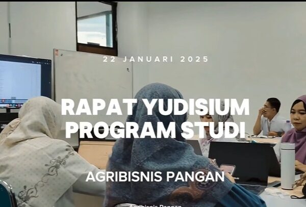 Rapat Yudisium PS Agribisnis Pangan Polinela Tahun Ajaran Ganjil 2024/2025