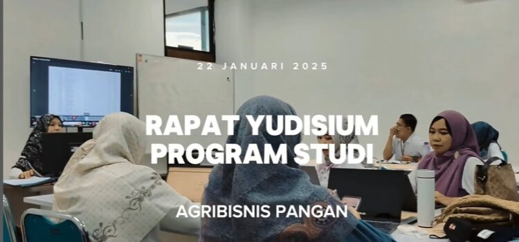 Rapat Yudisium PS Agribisnis Pangan Polinela Tahun Ajaran Ganjil 2024/2025