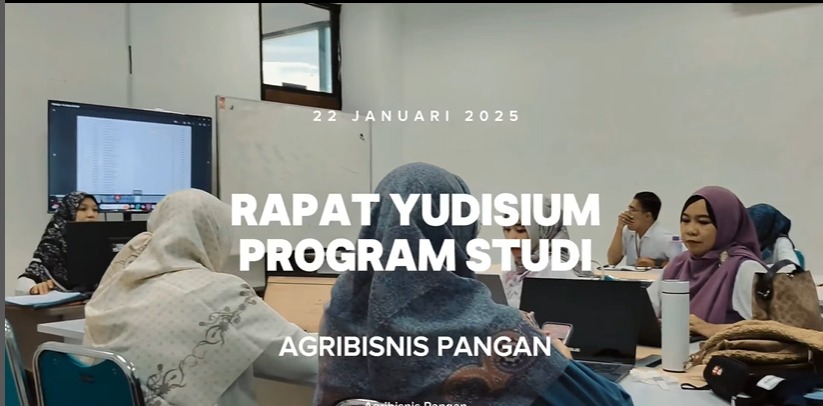 Rapat Yudisium PS Agribisnis Pangan Polinela Tahun Ajaran Ganjil 2024/2025