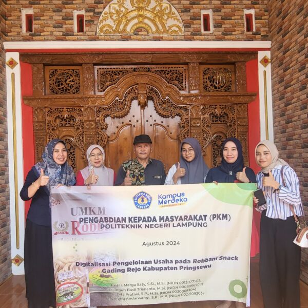 Digitalisasi Pengelolaan Usaha pada Robbani Snack Gading Rejo Kabupaten Pringsewu