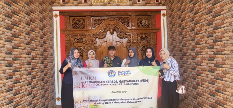 Digitalisasi Pengelolaan Usaha pada Robbani Snack Gading Rejo Kabupaten Pringsewu