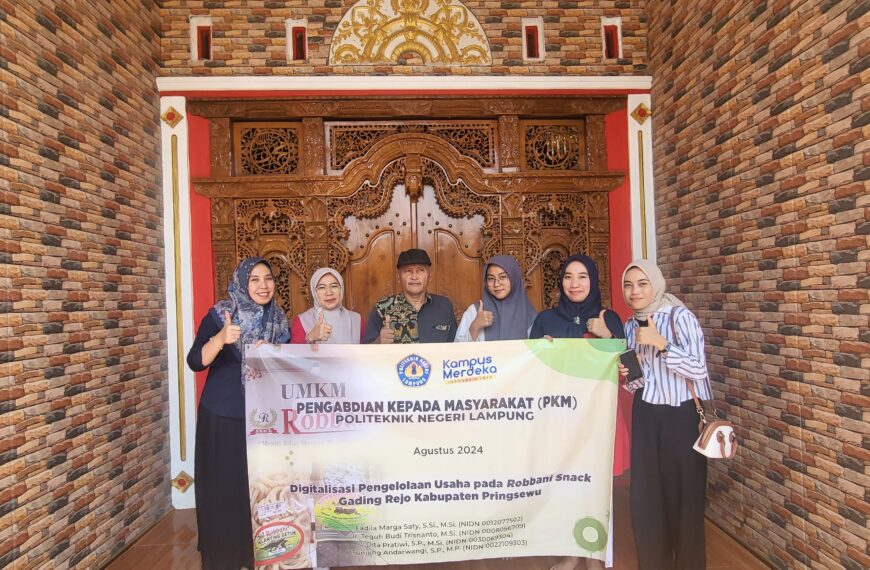 Digitalisasi Pengelolaan Usaha pada Robbani Snack Gading Rejo Kabupaten Pringsewu