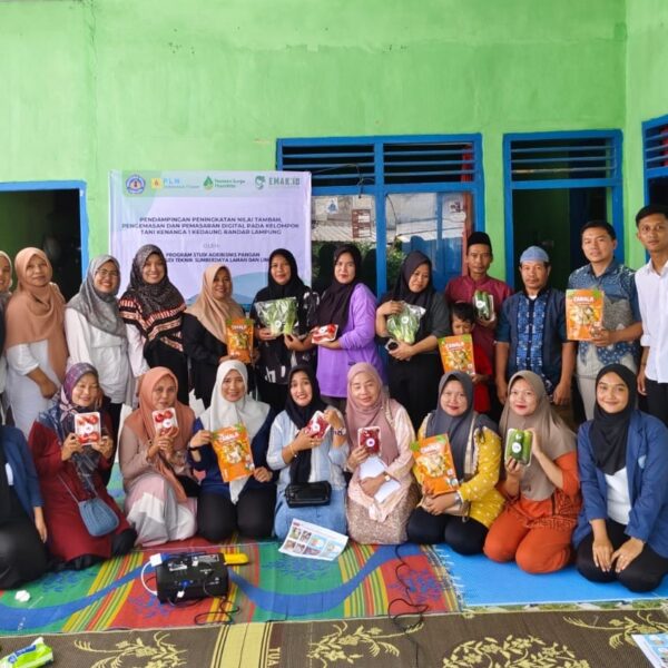 Pengabdian Masyarakat “Pendampingan Rekayasa Kelembagaan Ekonomi Produktif Secara Simultan” Kerjasama PLN, Polinela, dan Emak.id