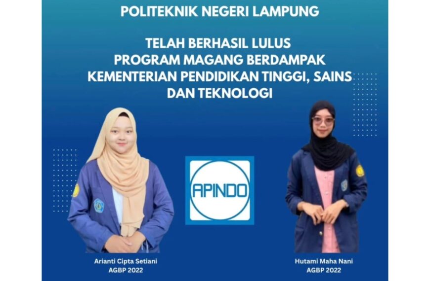 Mahasiswa Agribisnis Pangan Berhasil Lolos Program Magang Berdampak Kementerian Pendidikan Sains dan Teknologi