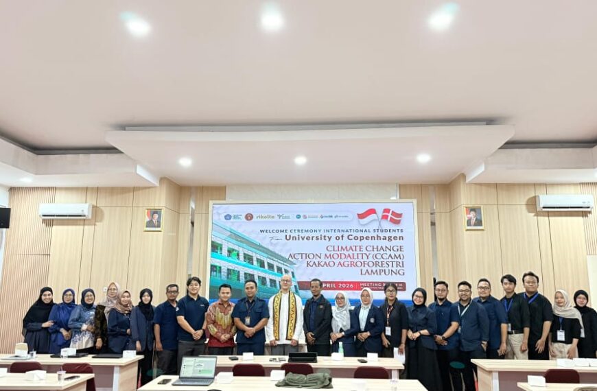INTERNATIONAL STUDENTS COLLABORATION (Program Studi Agribisnis Pangan Polinela Vs University of Copenhagen, Denmark)